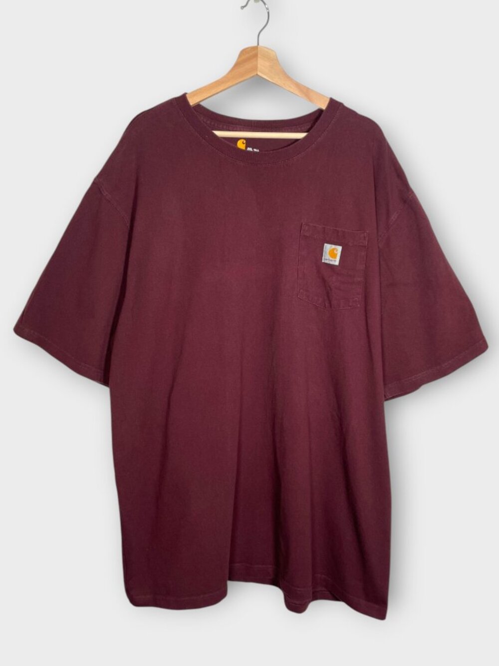 Carhartt Original Fit T-shirt Mens 3XL TALL 100% Cotton Short Sleeve